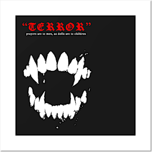 TERROR FANG TEE Posters and Art